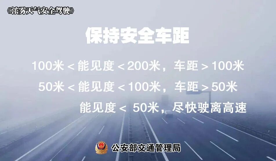 低温天气路面结冰安全指南_冬季多雾行车降速控距亮尾_出行提示