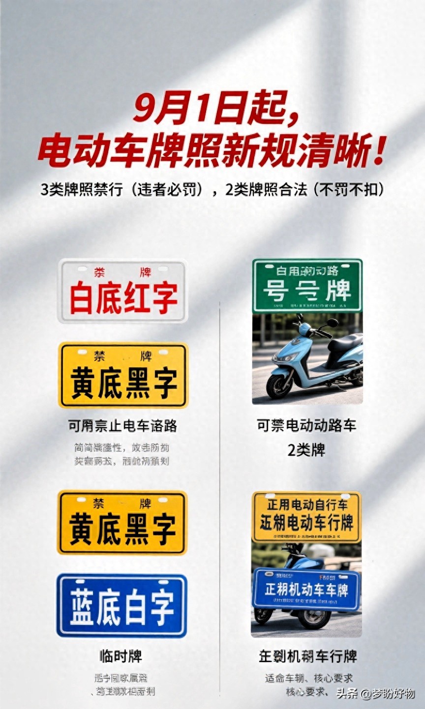 非标牌照禁行处罚_电动车牌照新规2025_限行