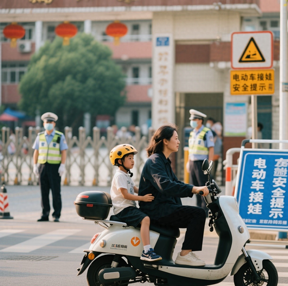 禁行_3类车禁行接娃_电动车接娃交警严查升级