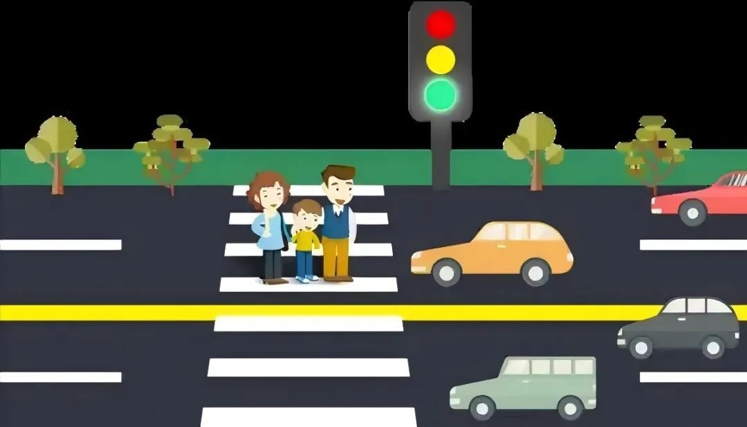 出行提示_步行安全规则_中小学生交通安全