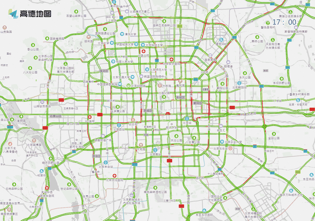 开学后早高峰交通预测_北京大型活动交通疏导_出行提示
