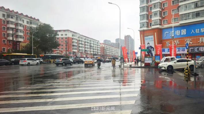 出行提示_雨雪天气 哈尔滨交警 出行安全