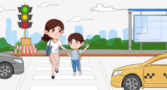 步行安全5要_出行提示_过马路遵守信号灯