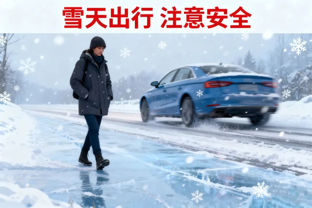 沪嘉乡交通安全提示_出行提示_道路冰雪黄色预警