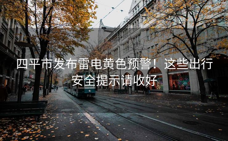 四平市发布雷电黄色预警！这些出行安全提示请收好